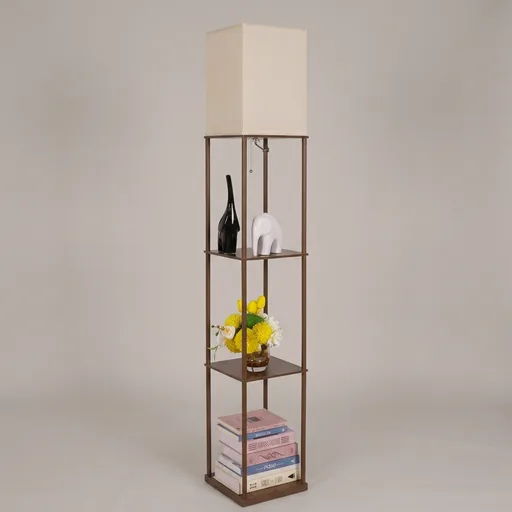 Gupuzm Floor Lamp with Shelves