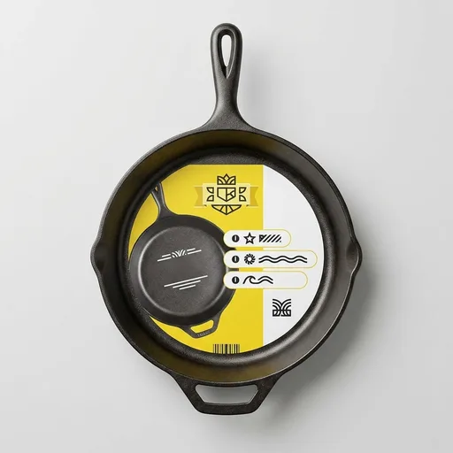 Lodge Seasoned Cast Iron Skillet 10.25 Inches - PFAS-Free, Non-Toxic Cookware - Use with an Oven, Stove, Grill, or Campfire - Naturally Non-Stick & Oven Safe