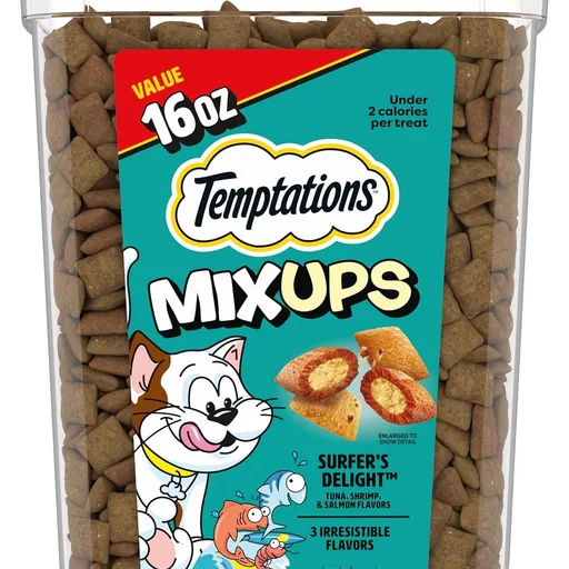 Temptations MixUps Crunchy Cat Treats, Surfer's Delight, 16 oz