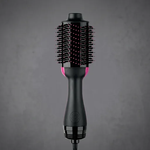 REVLON One-Step Volumizer Hair Dryer and Styler, 2.8" Barrel, Black | Salon Quality Blowout Brush for Damp to Dry Hair, 3 Heat Settings, Best for Medium to Long