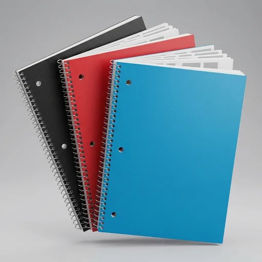 Dunwell College Ruled Spiral Notebooks