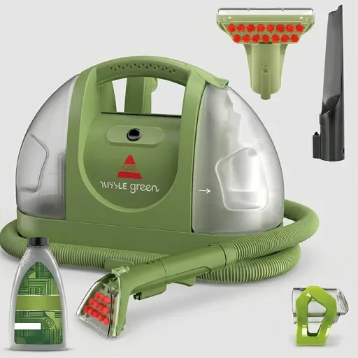 BISSELL Little Green Multi-Purpose Portable Carpet and Upholstery Cleaner, Car and Auto Detailer, with Exclusive Specialty Tools, Green, 1400B