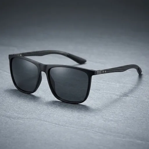 ZENOTTIC Square Polarized Sunglasses for Men Ultralight Carbon Fiber Sun Glasses Driving Fishing Golf Sports UV400 Protection