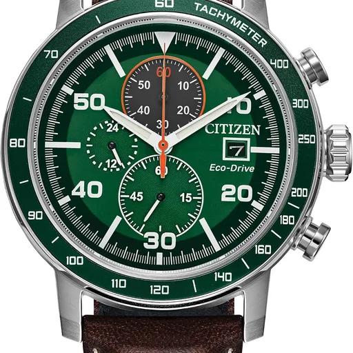 Citizen Men's Eco-Drive Weekender Brycen Chronograph Watch Stainless Steel Case