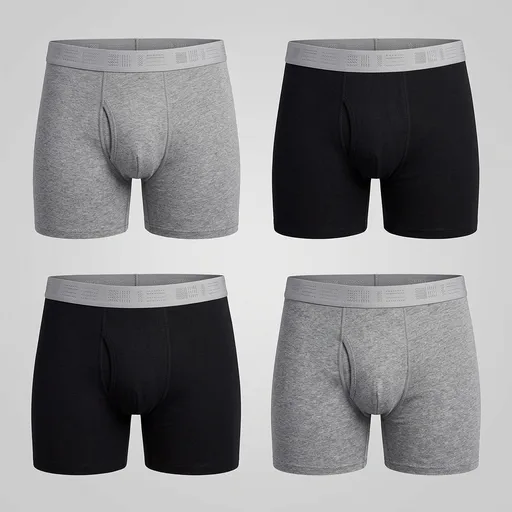 Hanes mens Underwear Boxer Briefs Pack, Cool & Breathable Cotton Moisture-wicking Underwear for Men, No Ride Up
