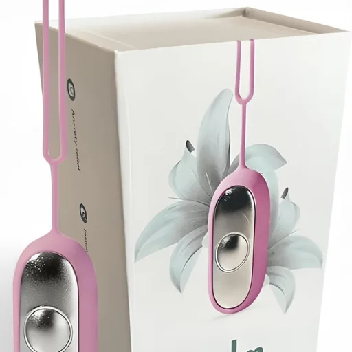 Glowco CalmCarry Sleep Aid Device – Handheld Microcurrent Relaxation Tool, Supports Calm, Focus & Gentle Relief, USB Rechargeable, Portable Wellness Device for Adults & Kids | Pink Calm Carry