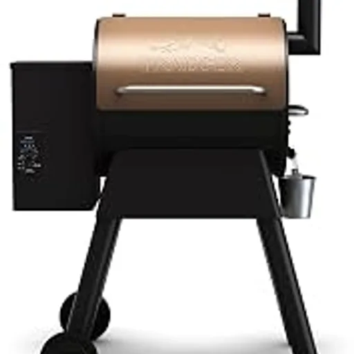 TraegerPro 22 Wood Pellet Grill & Smoker, 572 Sq In | 6-in-1 BBQ versatility, meat probe, 450°F max, 18 lb hopper – grill, smoke, bake, roast, braise & BBQ