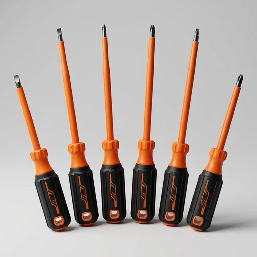 Klein Tools 85076INS 1000V Insulated Screwdriver Set, 6-Piece