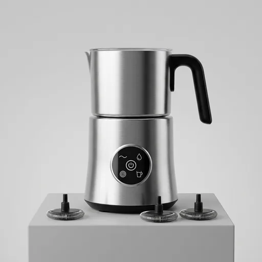 Milk Frother and Steamer, Electric Frother 900ML | All-in-1 Automatic Hot and Cold Foam Maker , Detachable Stainless Steel Jug for Latte, Cappuccino, Macchiato, Hot Chocolate