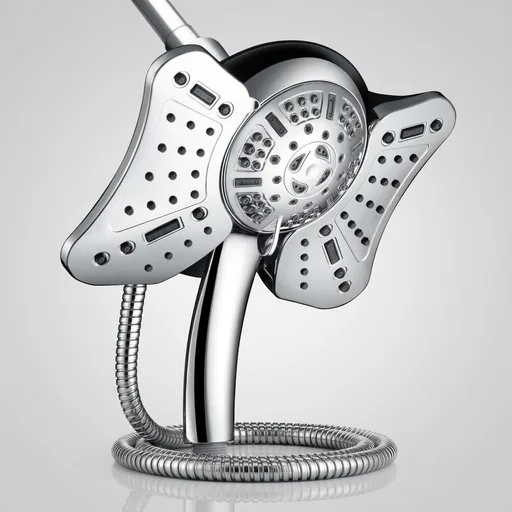 GRICH 2.5GPM Shower Head with Handheld Spray Combo: 2 in 1 Rainfall Shower Heads high pressure & Handheld Shower Head, 9 Spray Modes/Settings Detachable Shower Head with 60 Inch Hose