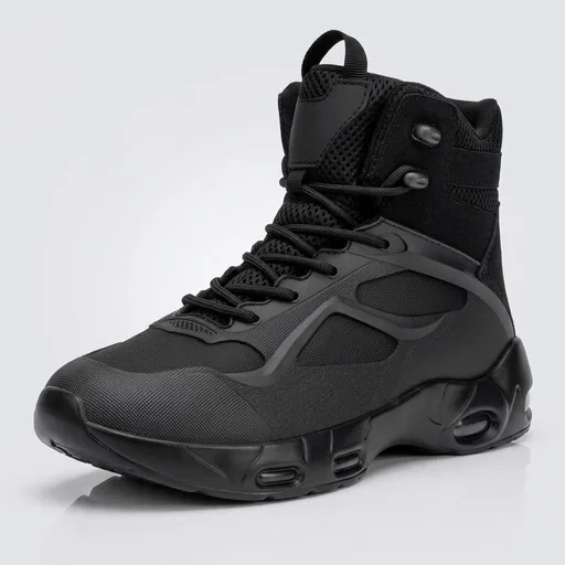 Military Tactical Boots for Women Wide Waterproof Non Slip Lightweight Hiking Combat Work Boots 6 Inch Side Zip Cushion Botas Tácticas Militares