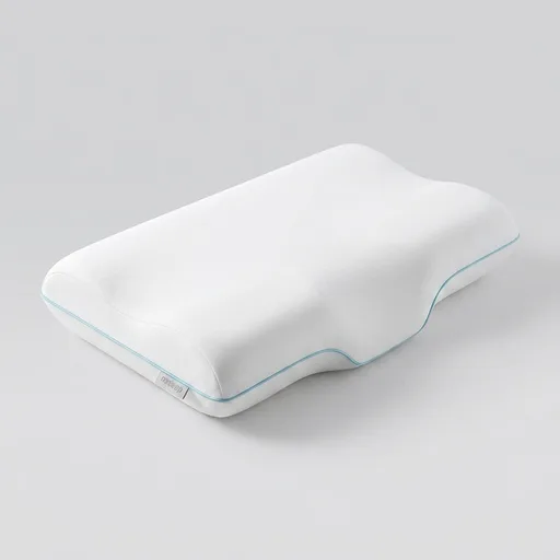 Releep Cooling Soft Memory Foam Pillow, Cervical Neck Pillow for Side Sleepers, Back & Stomach Sleepers, Ergonomic Orthopedic Design for Neck Pain Relief and Deep Sleep, CertiPUR-US, White