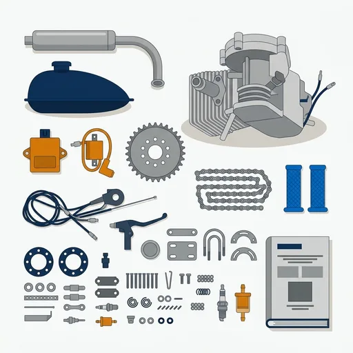 100CC 2 Stroke Bike Motor Kit