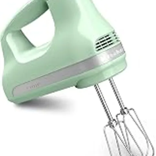 KitchenAid 5-Speed Ultra Power Hand Mixer, Stainless Steel/Plastic, White