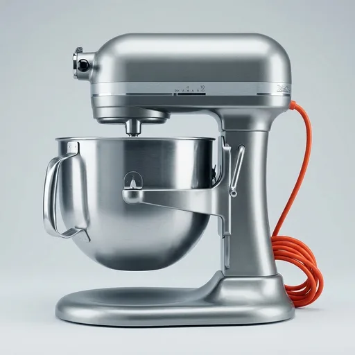 KitchenAid KSM8990CU 8-Quart Commercial Countertop Mixer, 10-Speed, Gear-Driven, Contour Silver