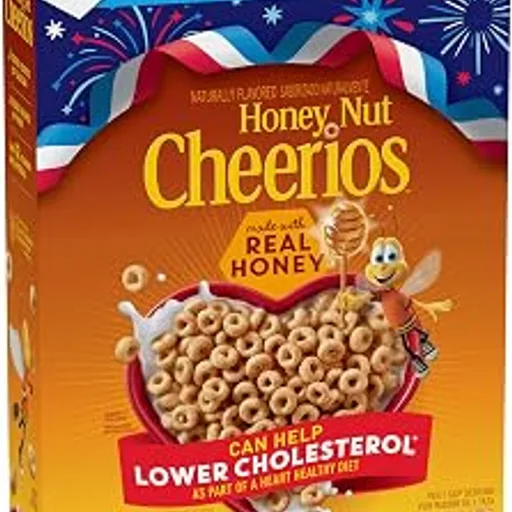 CheeriosHoney Nut Breakfast Cereal, Heart Healthy, Gluten Free, 27.2 oz