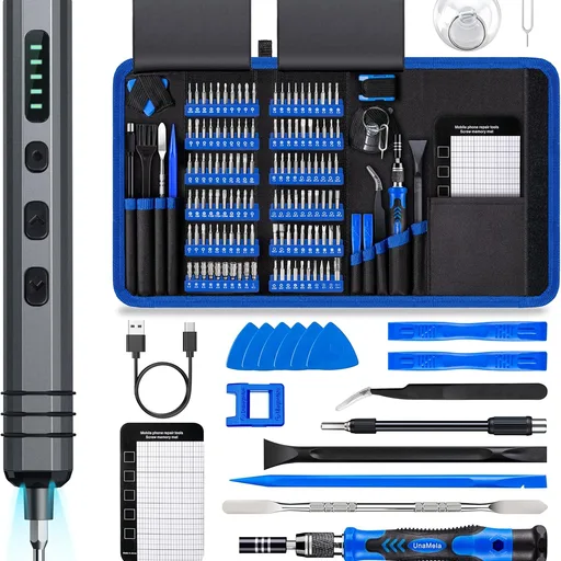 Mini Electric Screwdriver Set 140-IN-1: Small Electric Screwdriver Cordless