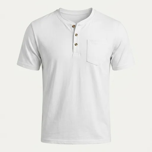MAGCOMSEN Men's Henley Short Sleeve Shirt Cotton Lightweight Tee Shirts Casual Summer Basic Tees with Pocket