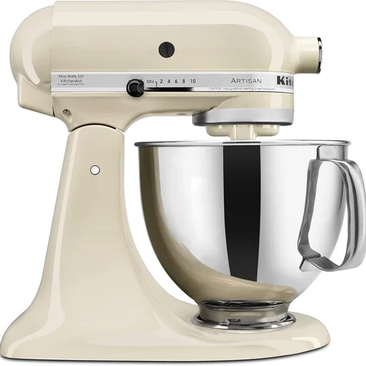 KitchenAid Artisan, 5-Qt Tilt Head Stand Mixer, KSM150PS, Almond Cream