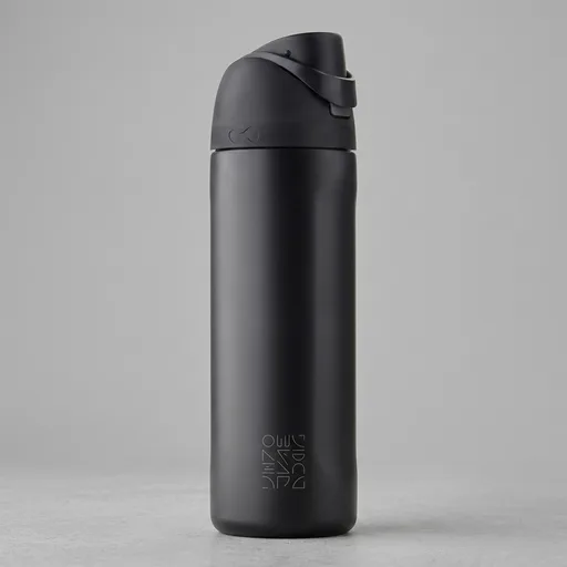 Owala FreeSip Stainless Steel Water Bottle 24 oz Very, Very Dark