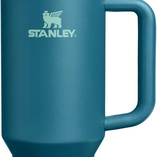 STANLEY Quencher H2.0 Tumbler with Handle and Straw 40 oz | Flowstate 3-Position Lid | Cup Holder Compatible for Travel | Insulated Stainless Steel Cup | BPA-Free | Coastal Teal