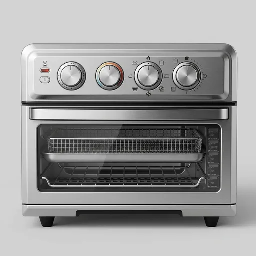 Cuisinart Air Fryer Toaster Oven, 1800W, 8-in-1 with Air Fry, Convection, Broil & Warm, 0.6 Cubic Feet, 60-Minute Timer, TOA-70NAS, Stainless Steel