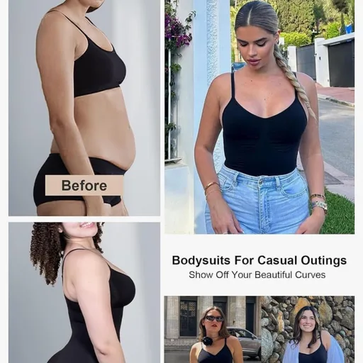 SHAPERX Tummy Control Bodysuit