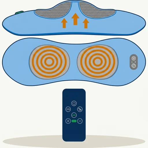 DELSI Triple Fusion Back Massager