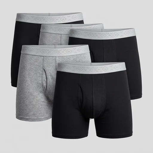 Hanes mens Underwear Boxer Briefs Pack, Cool & Breathable Cotton Moisture-wicking Underwear for Men, No Ride Up