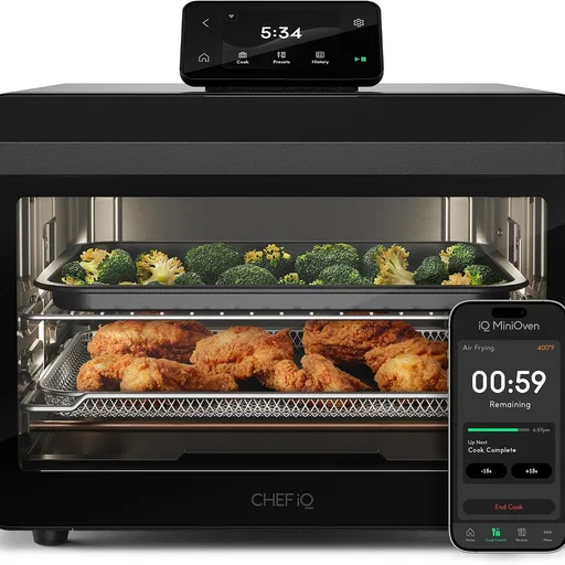 CHEF iQ MiniOven Smart Toaster Oven Air Fryer Combo