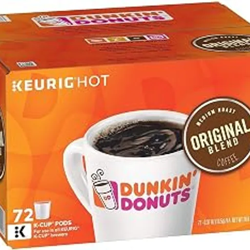 Dunkin'Donuts Original Blend K-Cups (72 Count) (2 Pack), Coffee