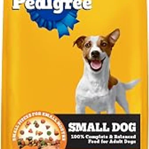 PedigreeSmall Dogs Dry Dog Food, Roasted Chicken and Vegetable, 14 lb | 36 vitamins, minerals & amino acids, Omega-6 & Zinc for skin and coat, natural fibers fo