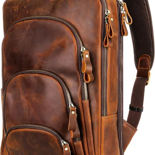 Full Grain Leather Backpack