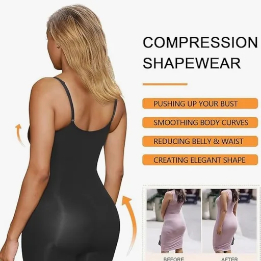 SHAPERX Tummy Control Bodysuit