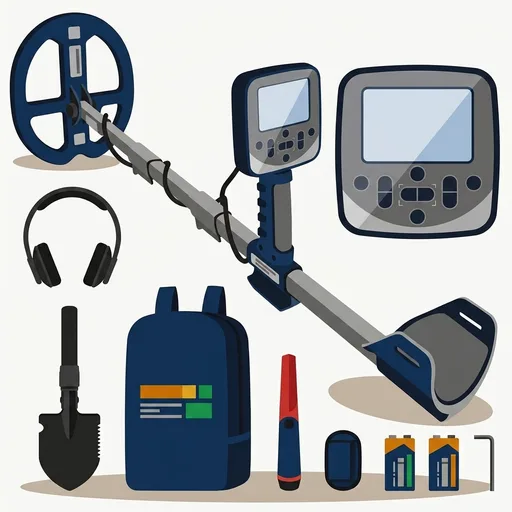 PRO-Z60 Metal Detector for Adults 16" Detection Depth Metal Detector Kit