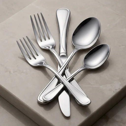 Oneida Flatware Flight 18/0 Silverware Set for 8, (45-Piece)