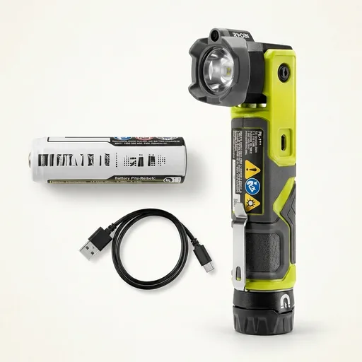 FVL54K Rechargeable Pivoting Head Flashlight Kit