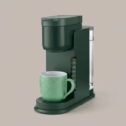 KeurigK-Express Single Serve K-Cup Pod Coffee Maker, 3 Brew Sizes, Strong Button Feature, 42oz Removable Reservoir, Evergreen