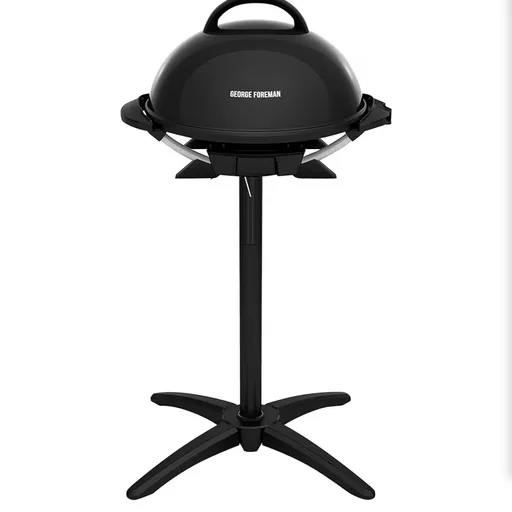 George Foreman Indoor/Outdoor Electric Grill with Stand, 15-Serving