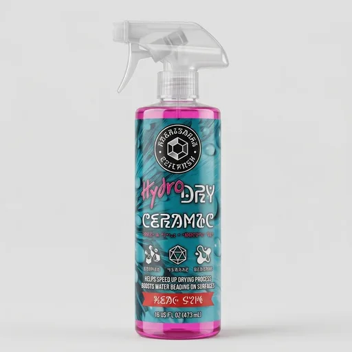 Chemical Guys HydroDry, Ceramic Drying Aid - 16 oz Quick Detail Spray Enhances Shine and Protection After Wash, Safe for Cars, Trucks, SUVs, Motorcycles, and RVs - Hydrophobic Gloss Booster