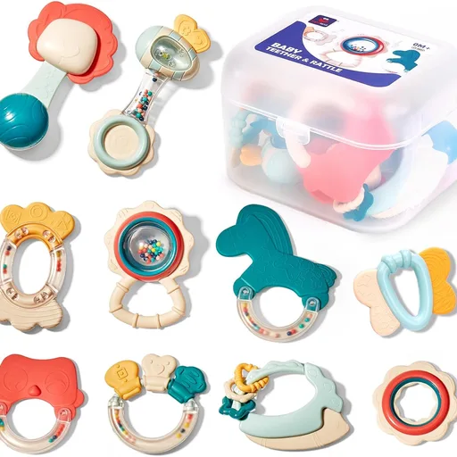 hahaland Baby Rattle Teething Toys