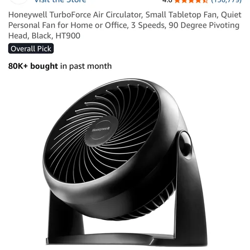 Honeywell Turbo Force Air Circulator