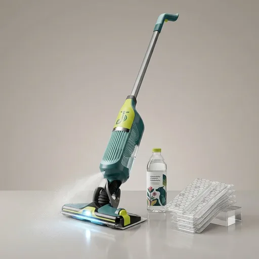 Shark VACMOP Reveal Cordless Vacuum & Spray Mop, Green, VM401