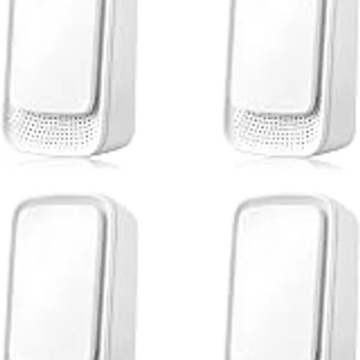 Air Ionizers 4 Pack, Negative Ion Filtration System, for Bedroom, Kitchen, Office, Portable Air Filter Odor, Smoke Dust, Pets, Eliminator, White