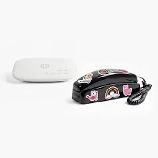 MyPhone by Ooma Landline Phone Service for Kids, Black Phone
