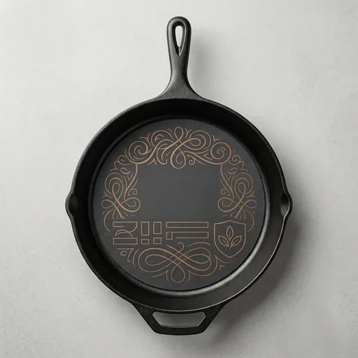 Utopia Kitchen Cast Iron Skillet 12 Inch Pre-Seasoned PFAS-Free Black | Chef Pan, Even Heat Distribution, Stovetop, Oven, Campfire and Grill Safe, Large Skillet