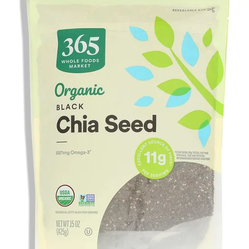 365 by Whole Foods Market, Organic Black Chia Seeds, 15 Ounce