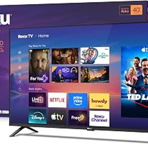 Roku40-Inch Select Series Smart TV 2026-1080p Full HD TV - RokuTV | Flat Screen LED Television with Voice Remote, Wi-Fi & Bluetooth Headphone Mode - Streaming L