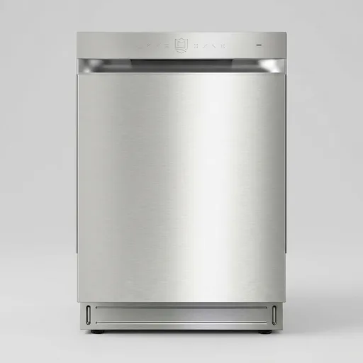 Honeywell 24 Inch Dishwasher with 12 Place settings, 7 Washing Cycles, Stainless Steel and Plastic Tub, UL/Energy Star- Stainless Steel