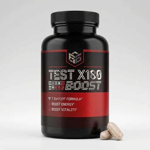 Force Factor Test X180 Boost, 9-in-1 T Support for Men with D-Aspartic Acid, Boron, Fenugreek, Tribulus Terrestris & zumXR to Help Boost Energy, Vitality & Performance, 120 Tablets